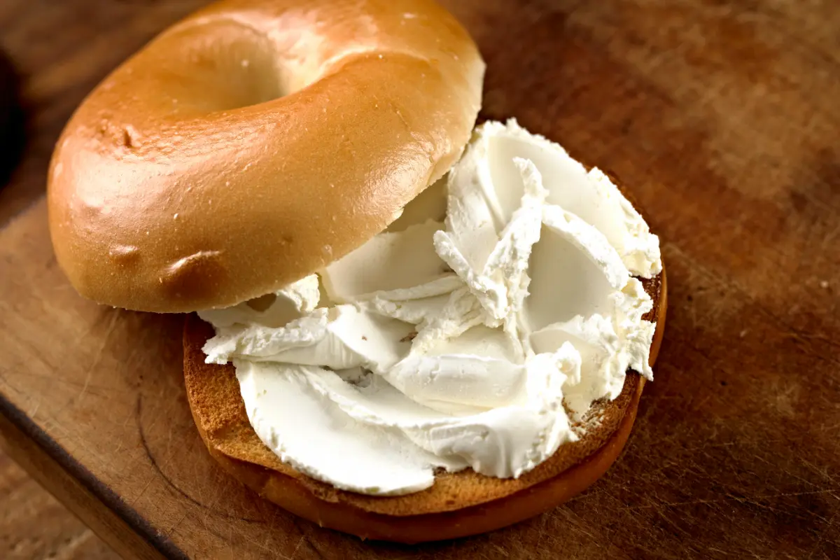 Asiago Bagels and Cream Cheese