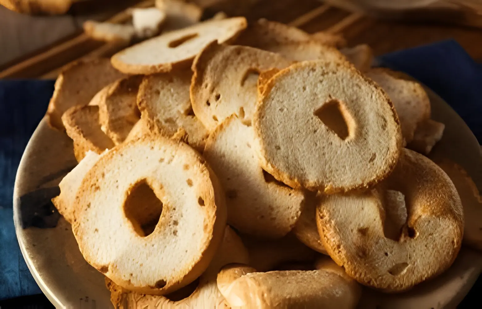 HOMEMADE BAGEL CHIPS