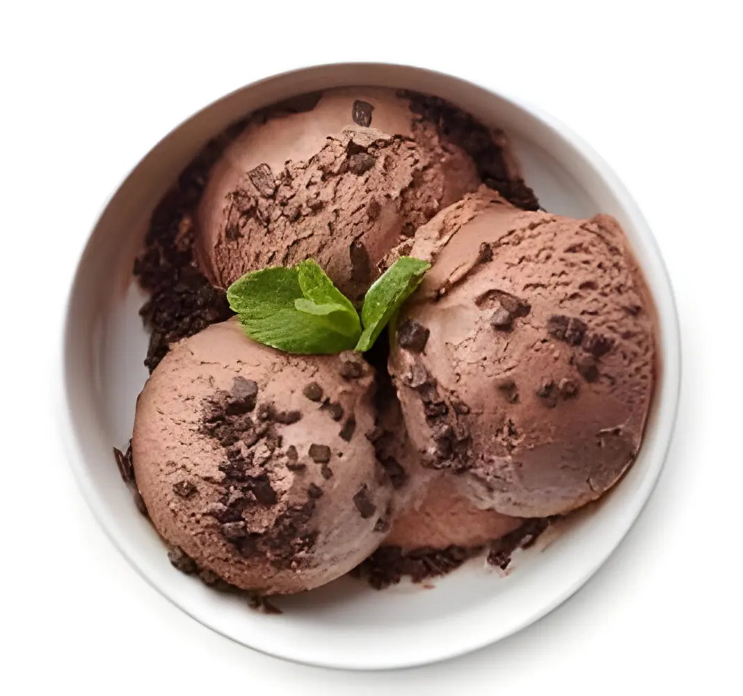 chocolate ice cream scoop