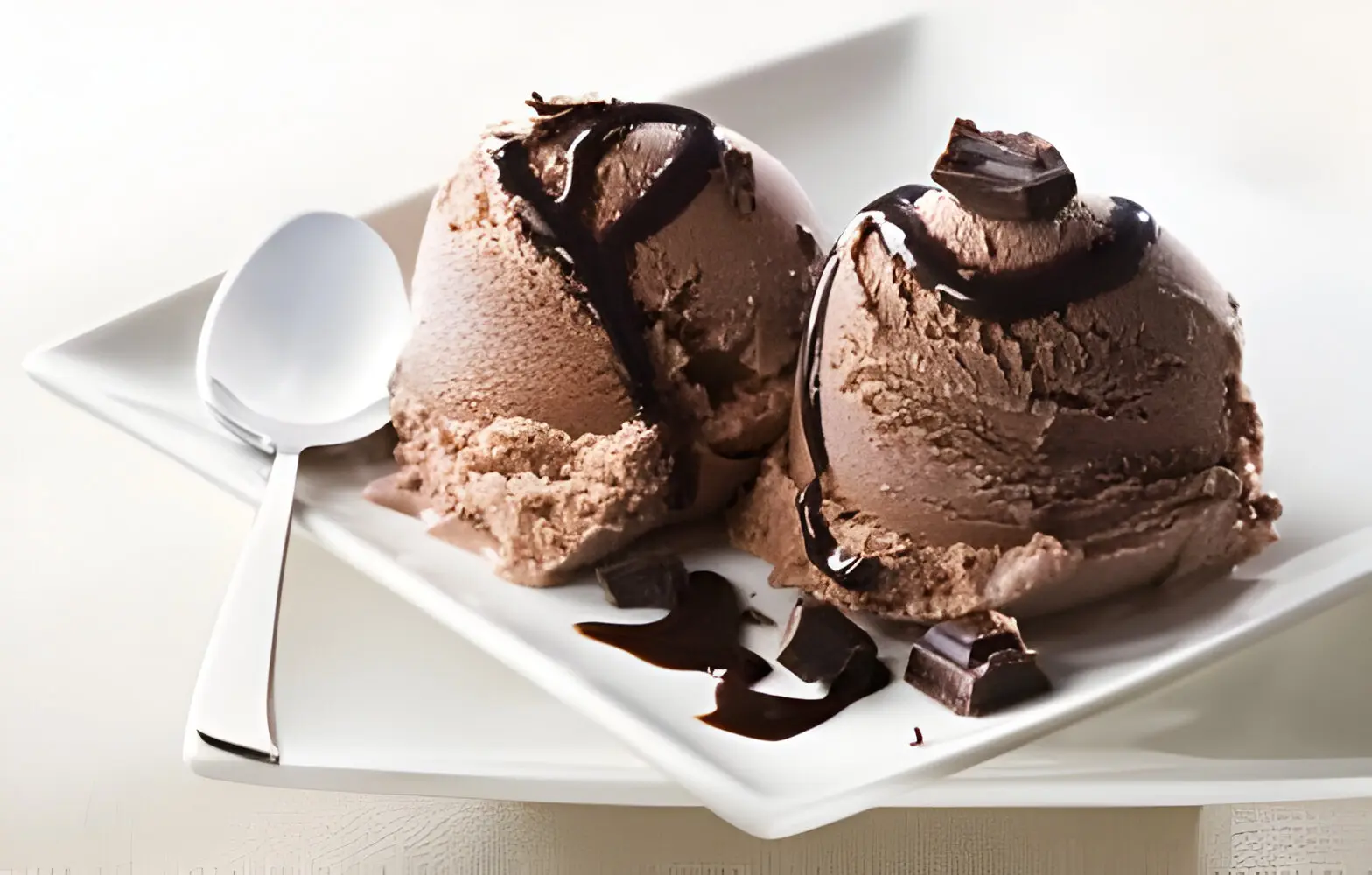 chocolate ice cream scoop