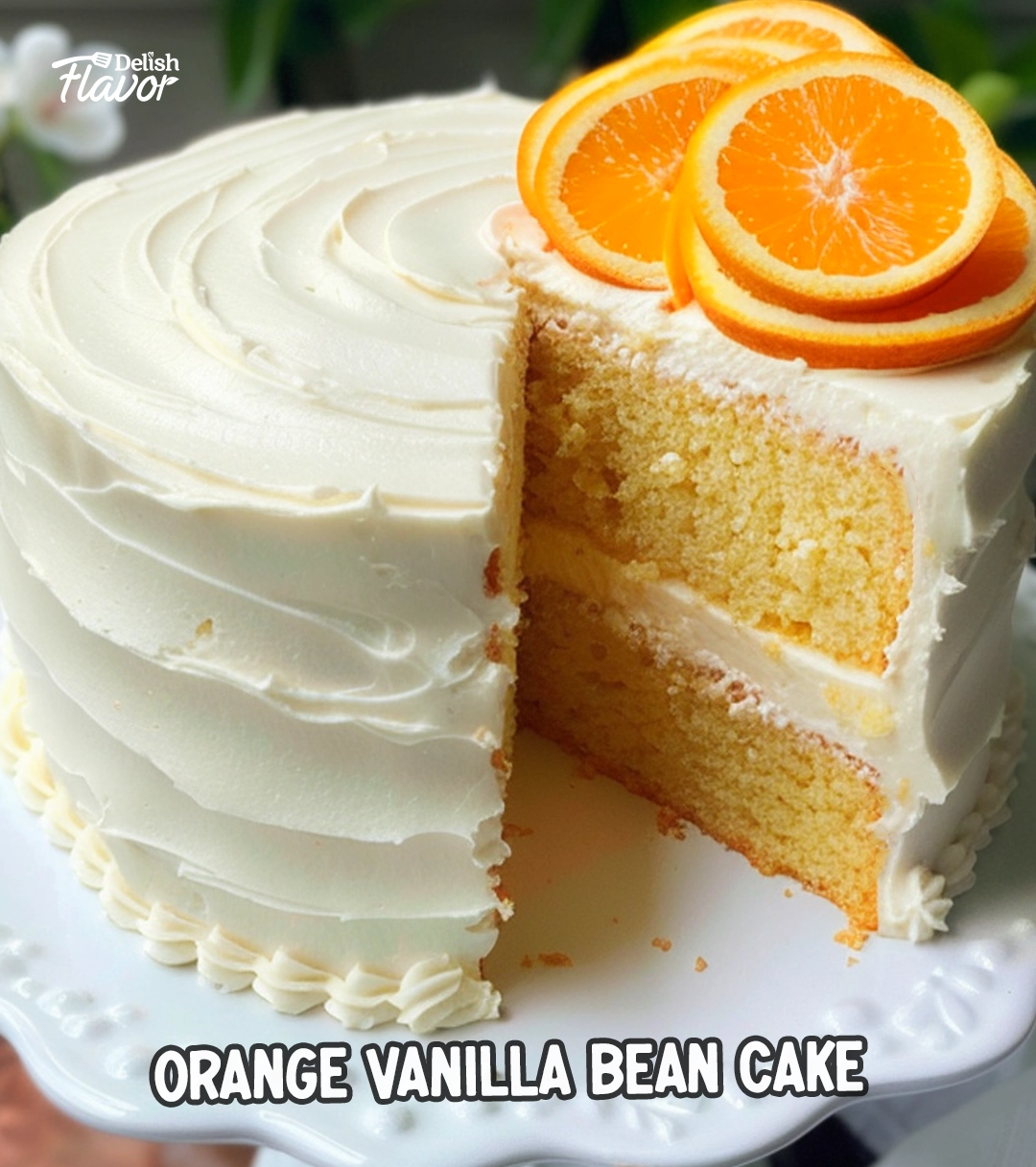 Orange Vanilla Bean Cake